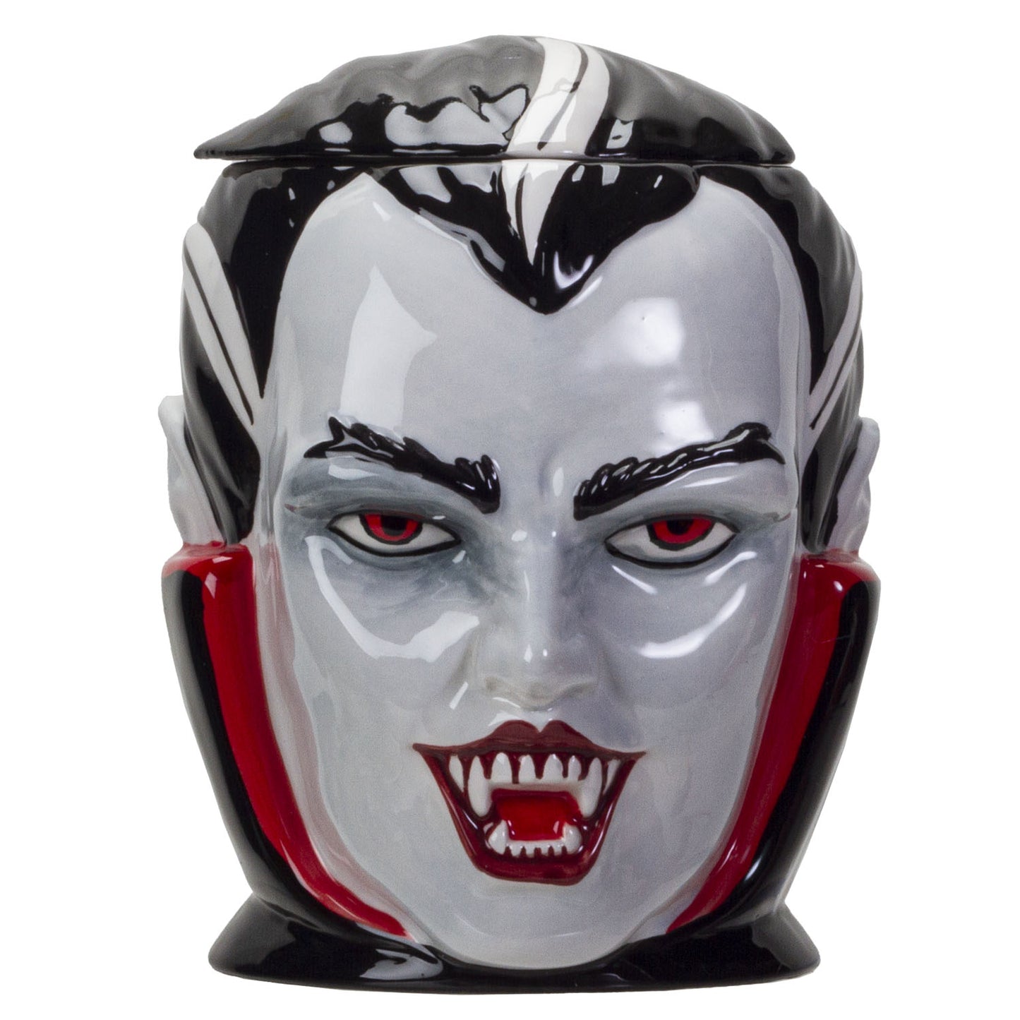 Pacific Giftware Halloween Vampire Dracula Bust Ceramic Cookie Jar