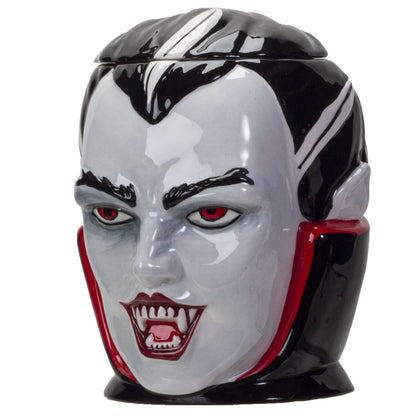 Pacific Giftware Halloween Vampire Dracula Bust Ceramic Cookie Jar