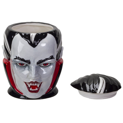 Pacific Giftware Halloween Vampire Dracula Bust Ceramic Cookie Jar