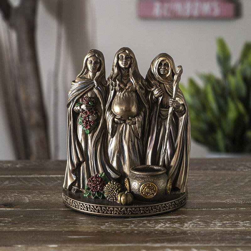 Celtic Moon Goddess Statue with Tree of Life