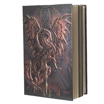 8 Inches Blood Blade Dragon Design Writing Journal with Embossed Cover by Ruth Thompson [hardcover]