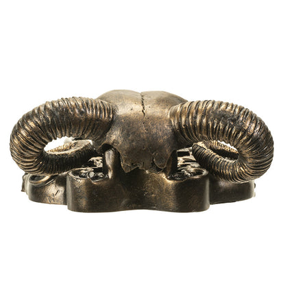 Ram Crossbones and Skulls Door Knocker