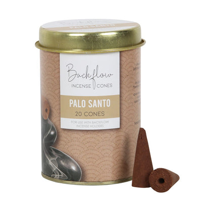 Pacific Giftware Palo Santo Backflow Incense Cones, Set of 6 Tins, 20 Cones per Tin by Something Diffrerent UK