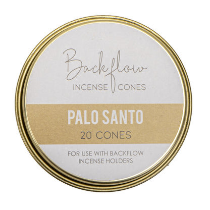 Pacific Giftware Palo Santo Backflow Incense Cones, Set of 6 Tins, 20 Cones per Tin by Something Diffrerent UK