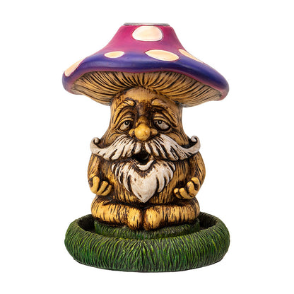 Mushroom Gnome Backflow Incense Burner