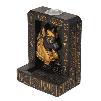 Bastet Guardian Backflow Incense Burner