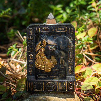 Bastet Guardian Backflow Incense Burner