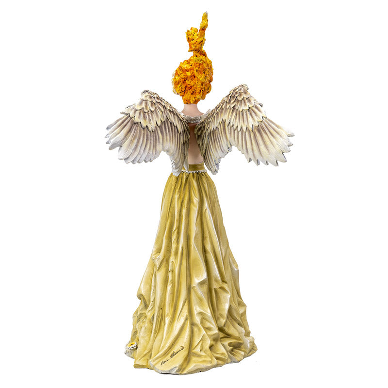 13.5" Tall Spirit of Flame Fairy Spirit of Light and Fire with Angelic Wings by Nene Thomas