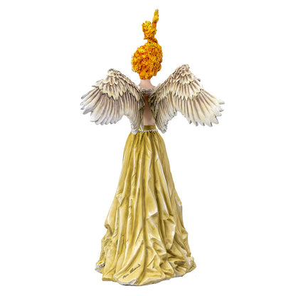 13.5" Tall Spirit of Flame Fairy Spirit of Light and Fire with Angelic Wings by Nene Thomas