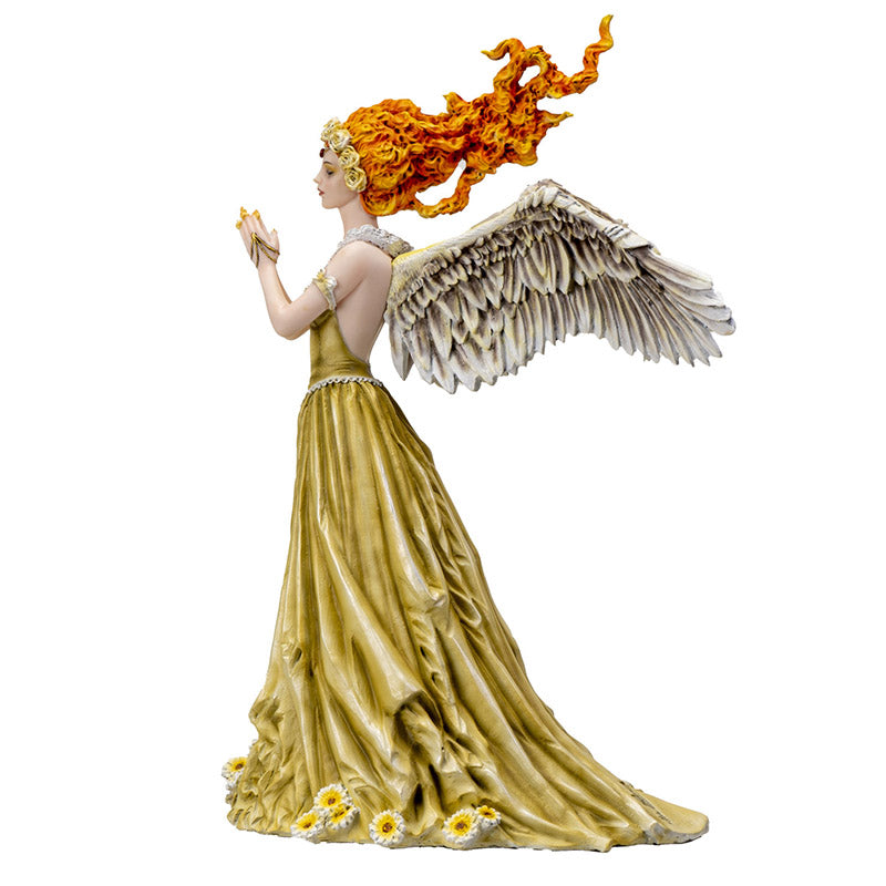 13.5" Tall Spirit of Flame Fairy Spirit of Light and Fire with Angelic Wings by Nene Thomas