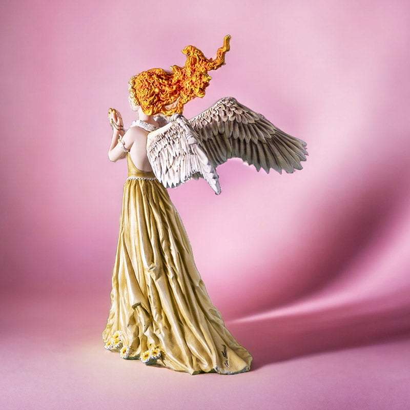 13.5" Tall Spirit of Flame Fairy Spirit of Light and Fire with Angelic Wings by Nene Thomas