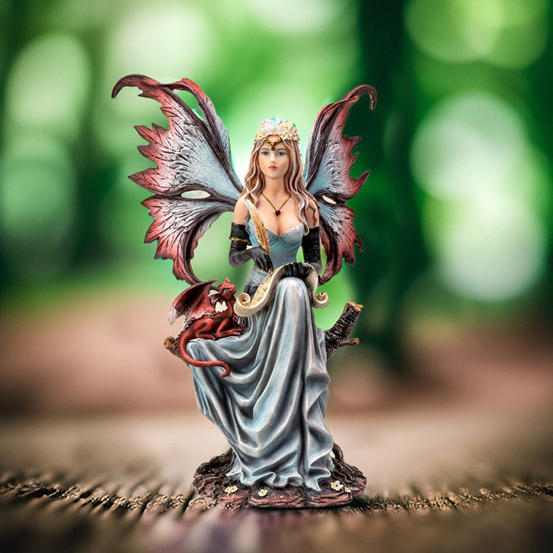 Fairy of The Dragon's Tale Guardian of Wisdom and Magical Scroll