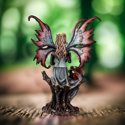 Fairy of The Dragon's Tale Guardian of Wisdom and Magical Scroll