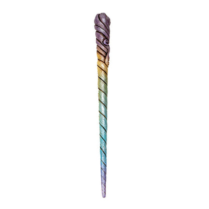 Spiral Unicorn Horn Wand 13 Inches