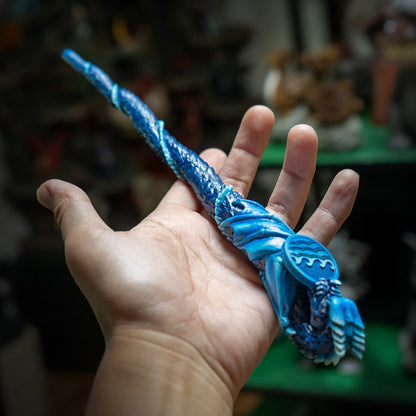 Water Dragon Wand 14 Inches