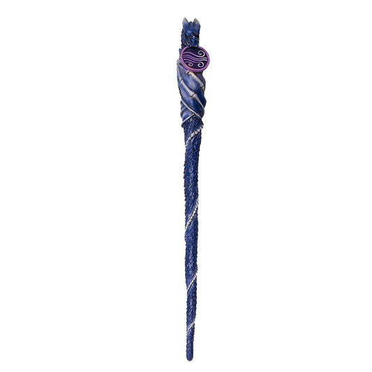 14 Inches Skyborne Air Dragon Wand, Mystical Wizards and Witches Magic Wand, Handcrafted Resin Wand for Halloween and Fantasy Collectors