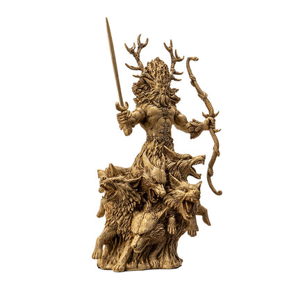 Cernunnos by Derek W Frost - Guardian of The Forest Wolves 12 Inches