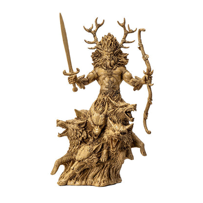 Cernunnos by Derek W Frost - Guardian of The Forest Wolves 12 Inches