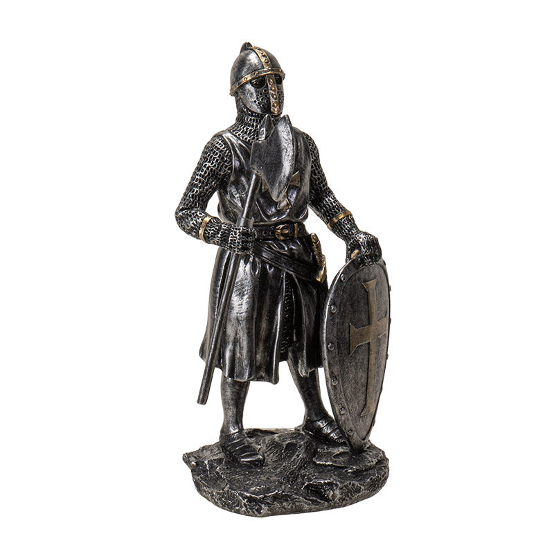 Medieval Knight Figurine withBattle Axe and Shield