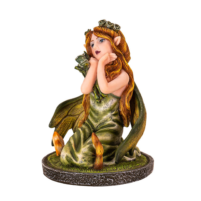 3" Nature Fairy Figurine with Floral and Leaf Wings