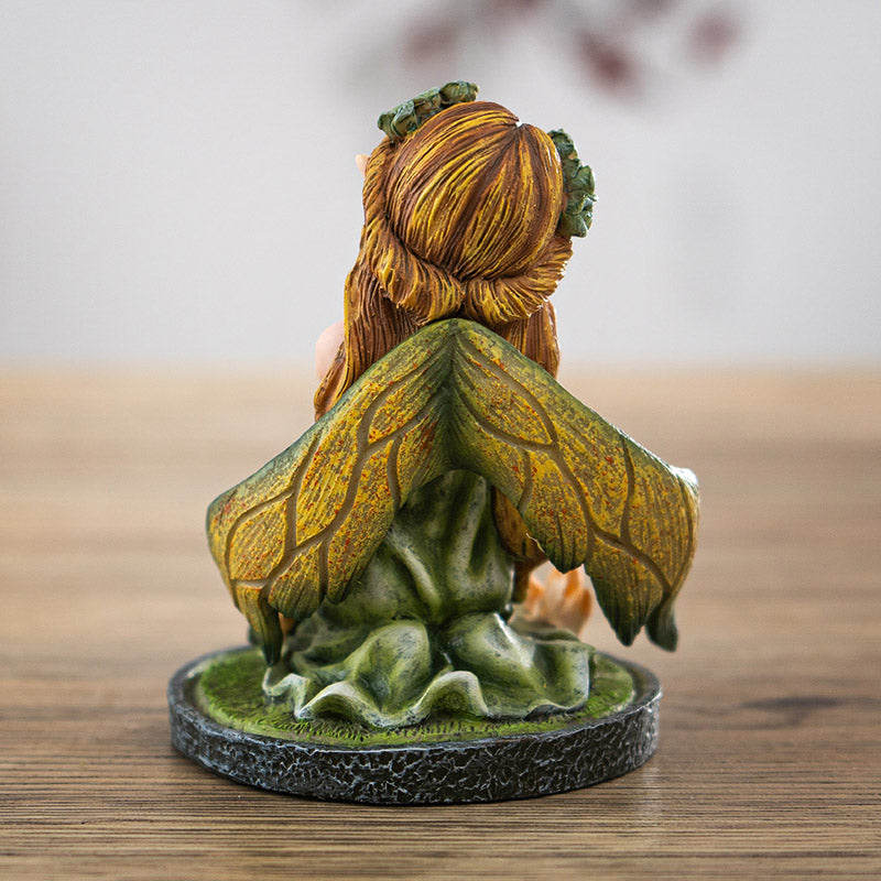 3" Nature Fairy Figurine with Floral and Leaf Wings