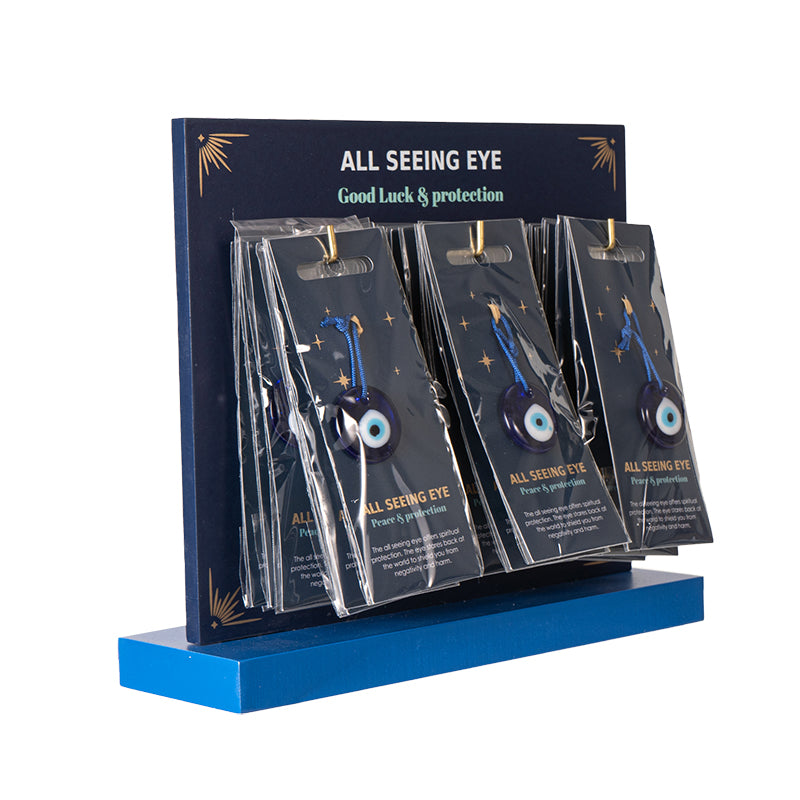 24PC All Seeing Eye Charm with Display by Something Different UK