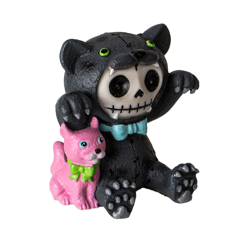 Basheera Furrybones in Bear Costume with Pink Pup