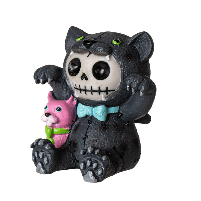 Basheera Furrybones in Bear Costume with Pink Pup