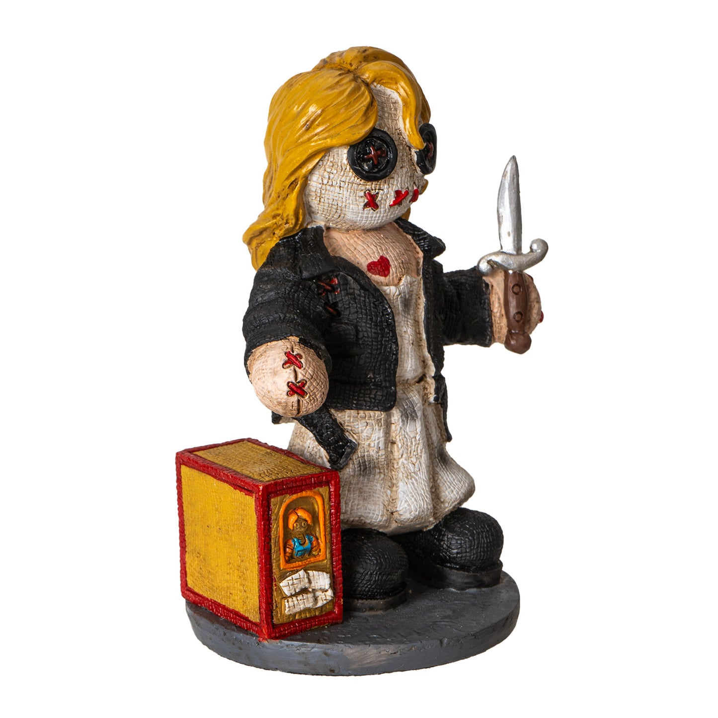 Pinheads Tiff Collectible Figurine by Ruben Macias Detailed Resin Statue Holding Dagger Perfect for Gothic Decor or Unique Exclusive Collectible Gift 4.3" Tall