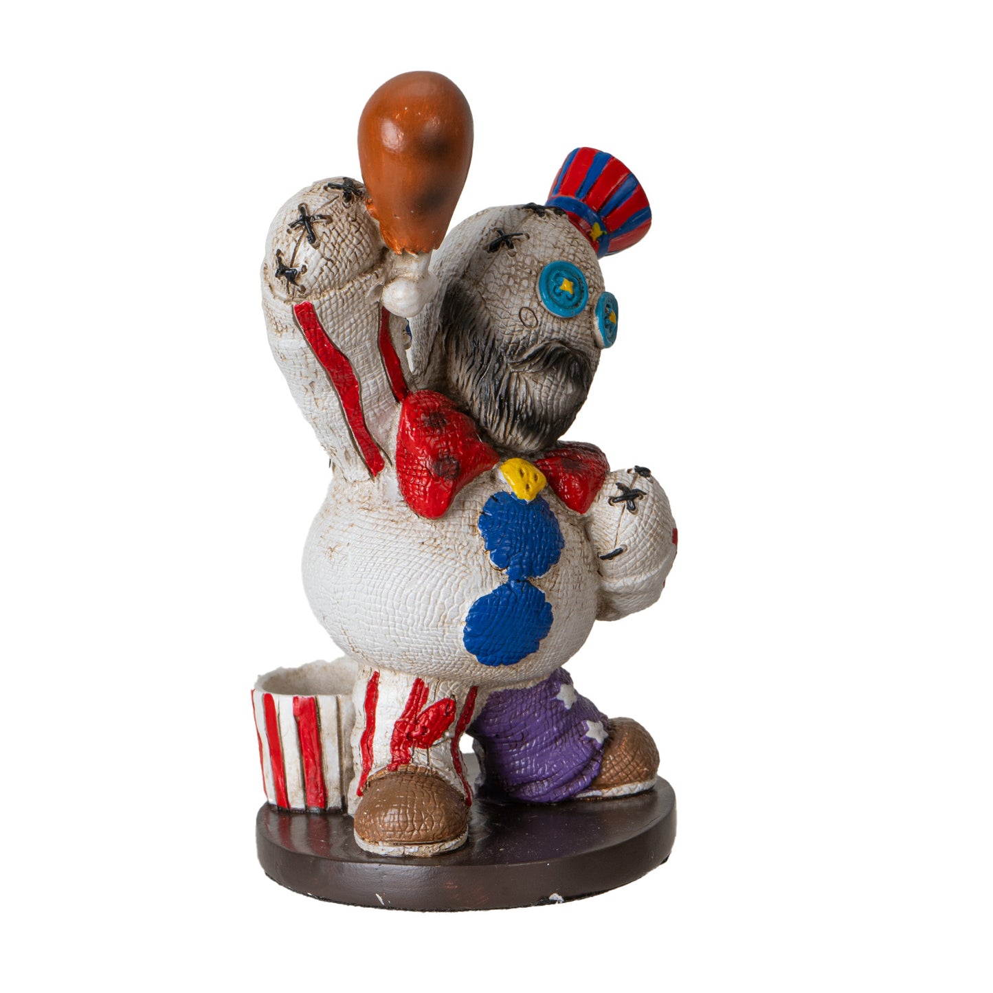 Pinheads Spaulding Collectible Figurine by Ruben Macias Detailed Resin Statue with Chicken Leg Perfect for Gothic Decor or Unique Exclusive Collectible Gift 4.5" Tall