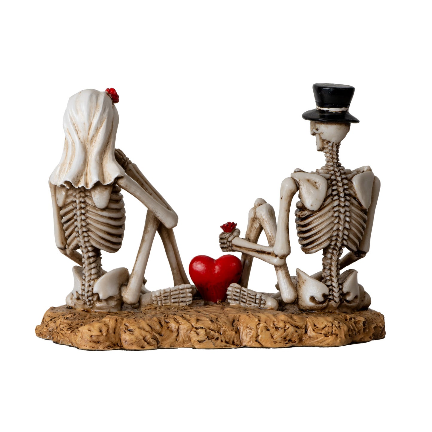 Eternal Love Skeleton Couple Figurine Unique Day of The Dead