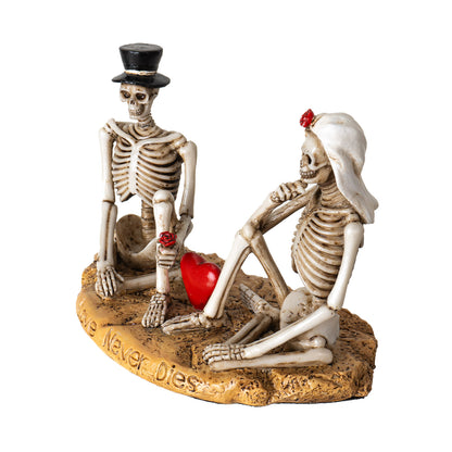 Eternal Love Skeleton Couple Figurine Unique Day of The Dead