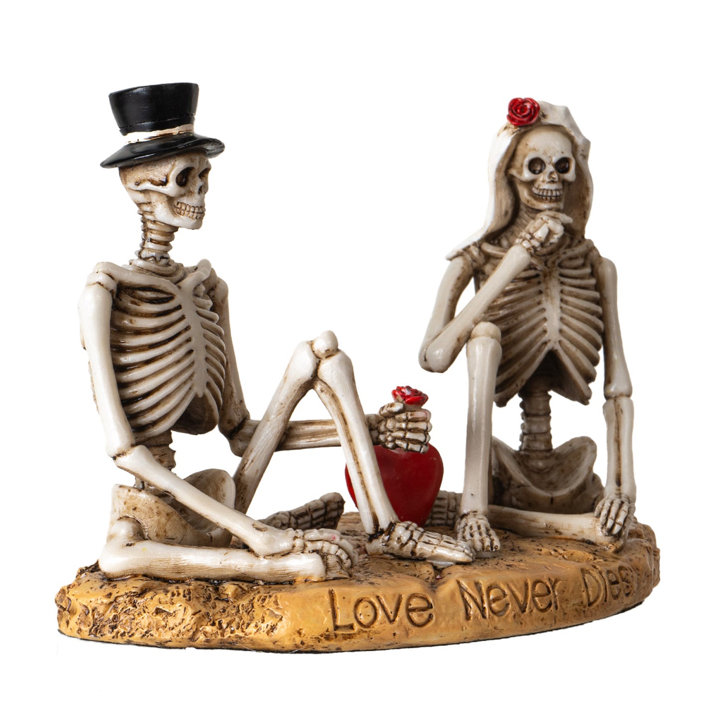 Eternal Love Skeleton Couple Figurine Unique Day of The Dead