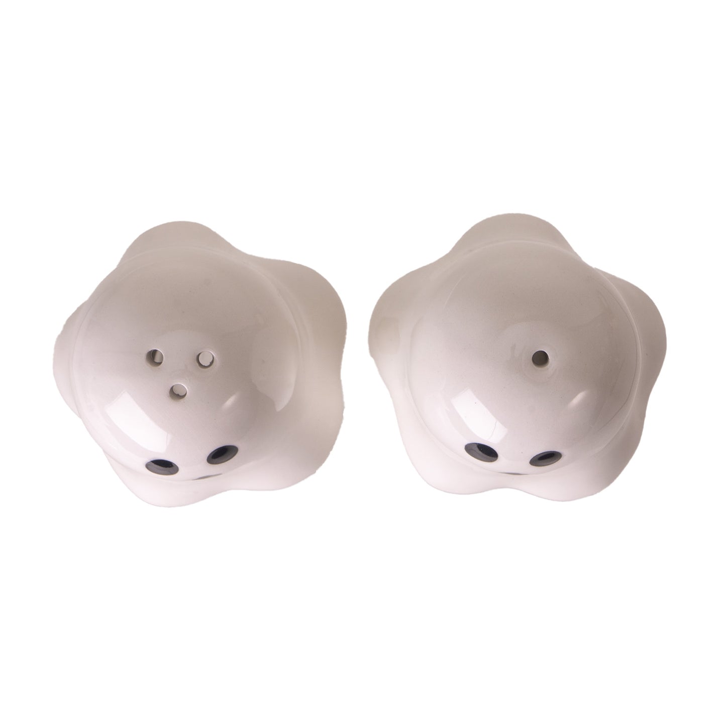 Spooky Ghost Salt and Pepper Shakers Cute Magnetic Ceramic Halloween Kitchen Salt and Pepper Shakers Set