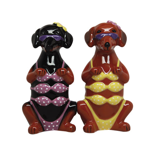 ATTRACTIVES SALT AND PEPPER SHAKER - BIKINI HOTTIES