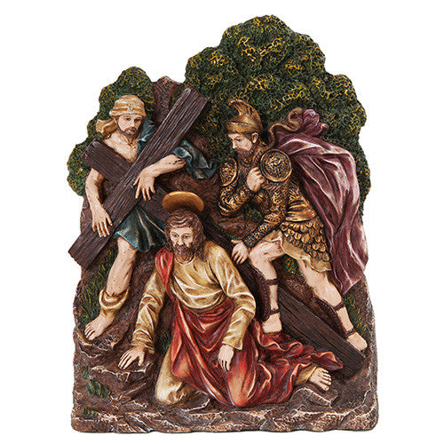 PTC 9.25 Inch Stations of The Cross Christ with Soldiers Statue Figurine