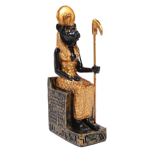 Egyptian Small Sekhmet Mini Figurine Made of Polyresin