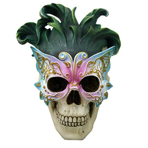 Masquerade Butterfly Ball Mask Skull Collectible Skull Decor Mardi Gras