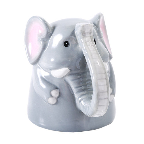 Topsy Turvy Coffee Mug Adorable Mug Upside Down Tea Home Office Decor (Elephant)