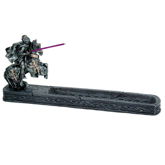 Knight of Chivalry Stick Incense Holder Jousting Knight Incense Burner Medieval