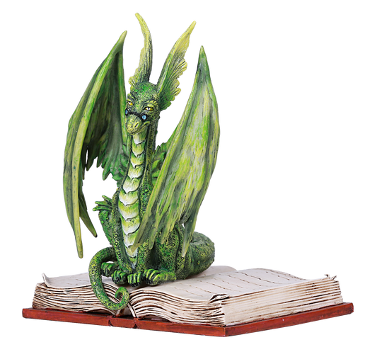 Scholar Dragon Text Book Statue by Amy Brown Professor Teaching University