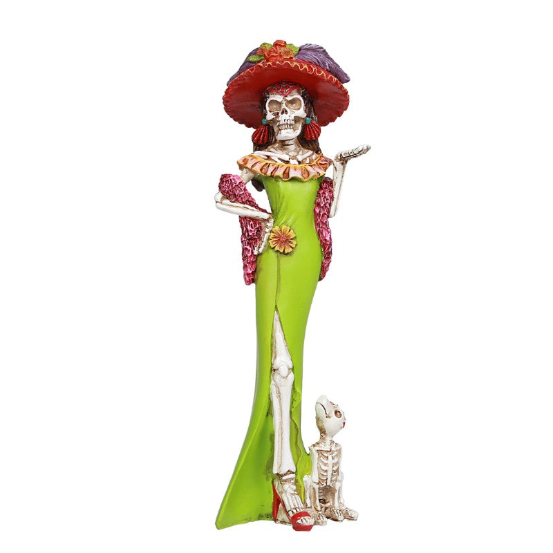 Day of the Dead Beautiful Senorita Resin Figurine