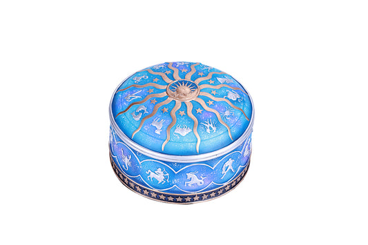 Zodiac Astrological Diagram Horoscope Jewelry Decorative Resin Box