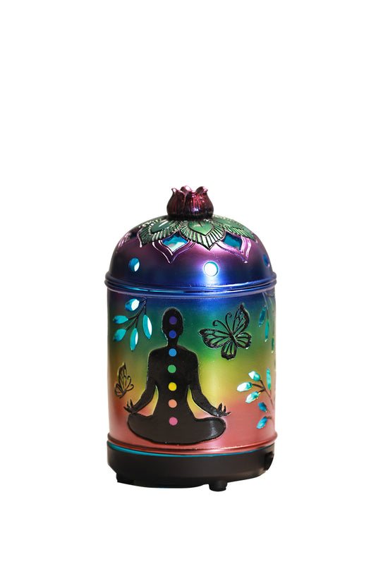 7 Charkra Aroma Diffuser with Light Home Decor Statue Figurine