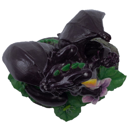 Pacific Giftware Dragon Fantasy Eggplant Dragon Resin Figurine