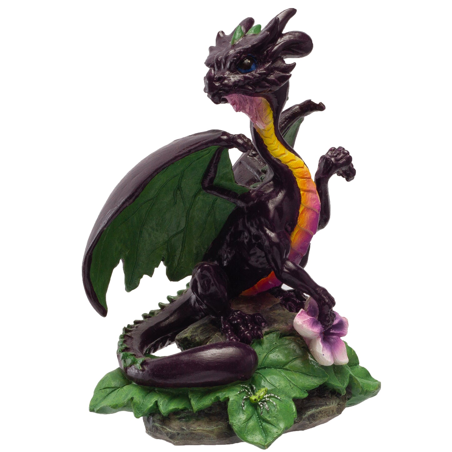 Pacific Giftware Dragon Fantasy Eggplant Dragon Resin Figurine