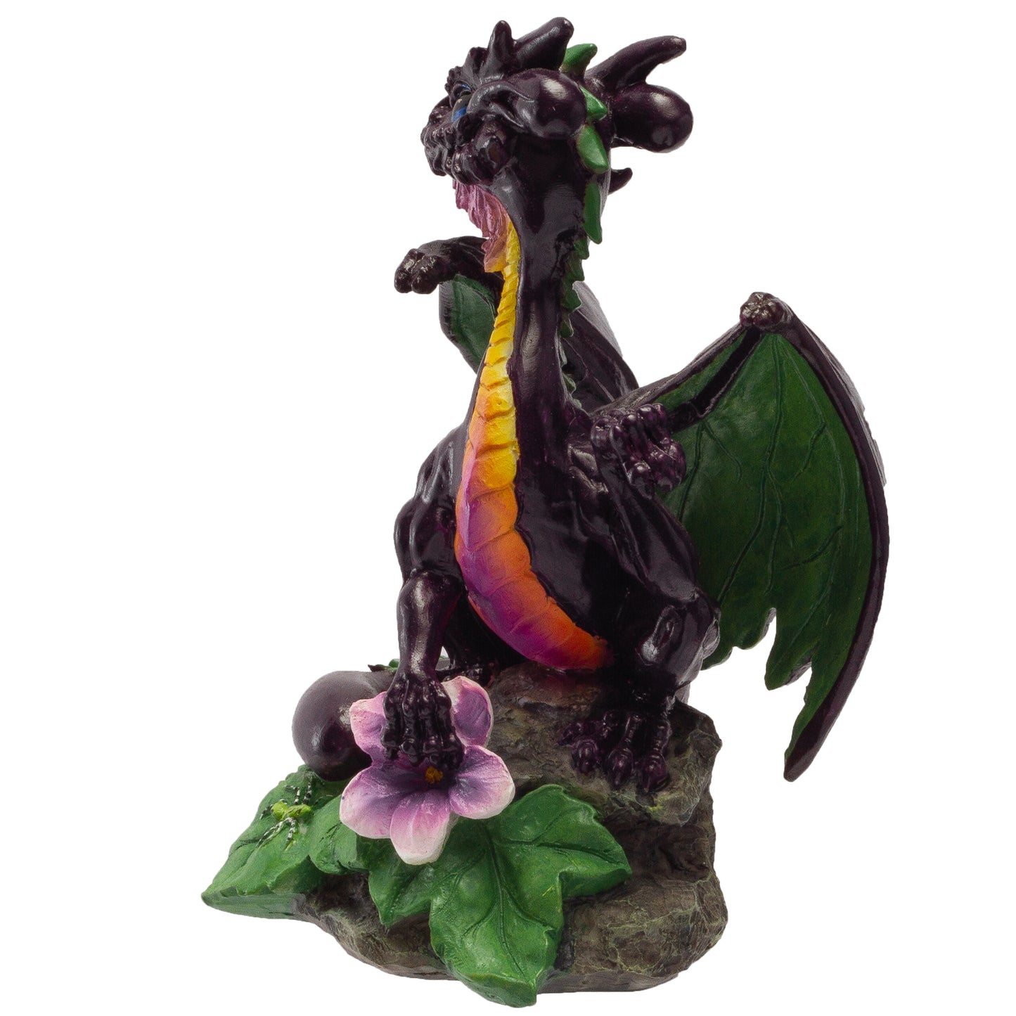 Pacific Giftware Dragon Fantasy Eggplant Dragon Resin Figurine