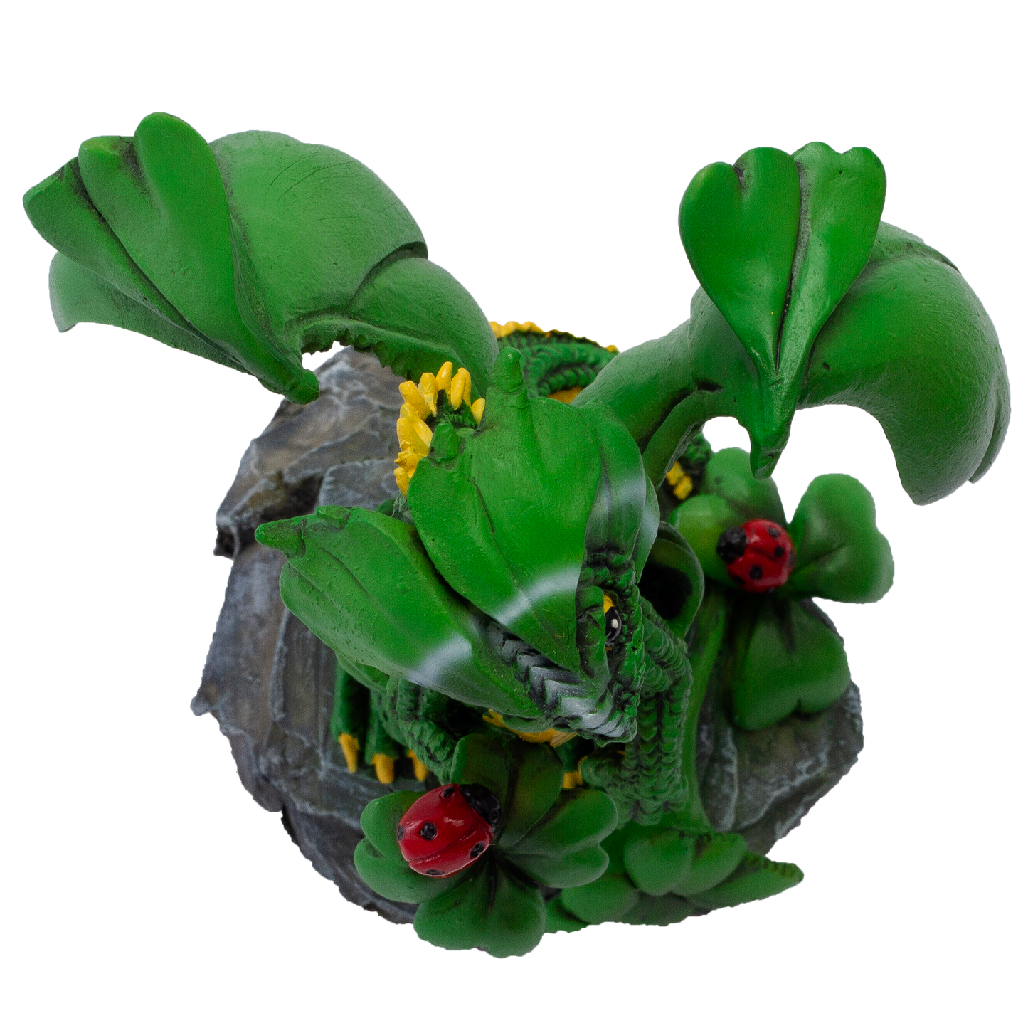 Pacific Giftware Dragon Fantasy Lucky Clover Dragon Resin Figurine