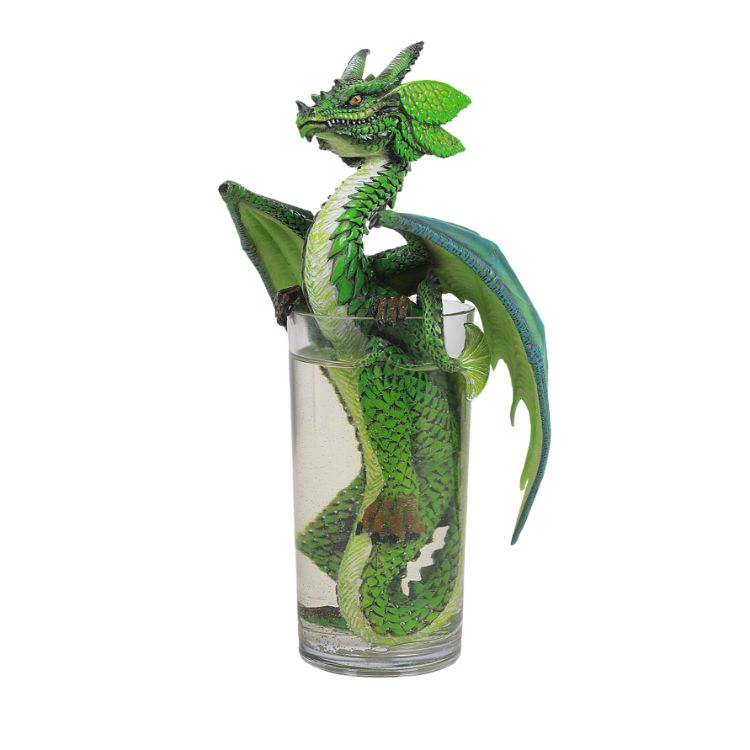 Pacific Giftware Liquor Mojito Winged Dragon Resin Figurine By Stanley Morrison