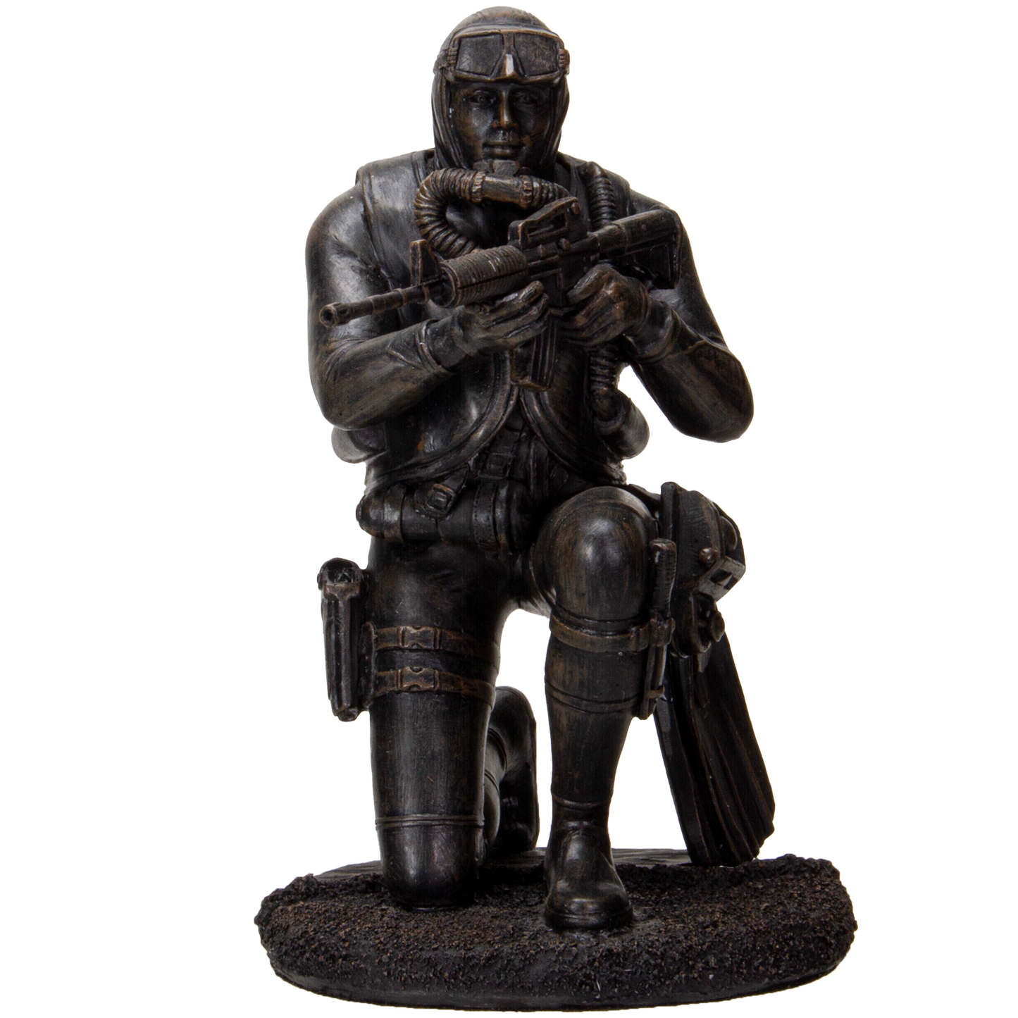 Pacific Giftware America's Finest Brave Soldier Checking Surrounding Military Heroes Collectible Figurine